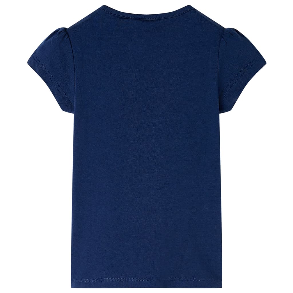 Kindershirt 140 marineblauw