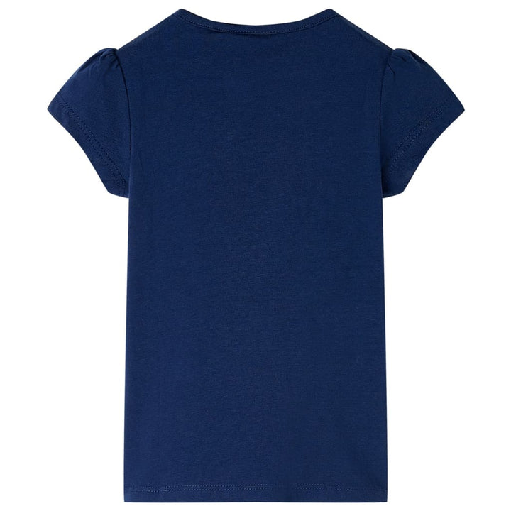 Kindershirt 140 marineblauw