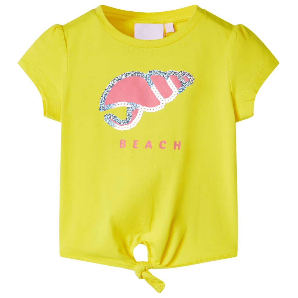 Kindershirt 140 geel