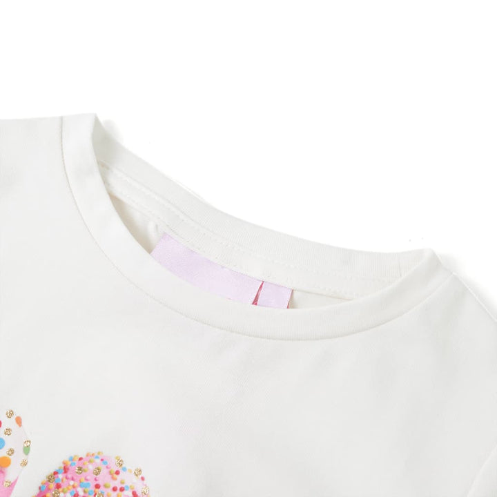 Kindershirt 104 ecru