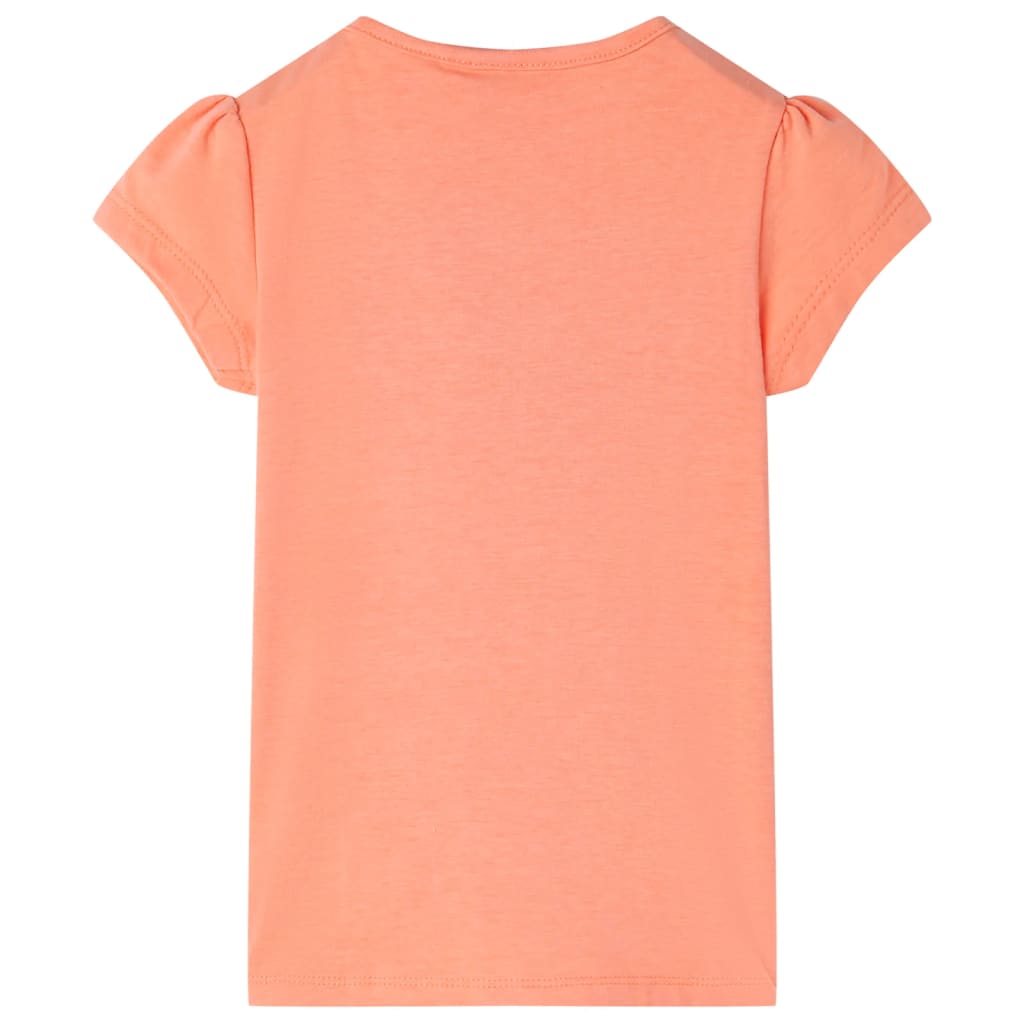 Kindershirt 104 neonoranje