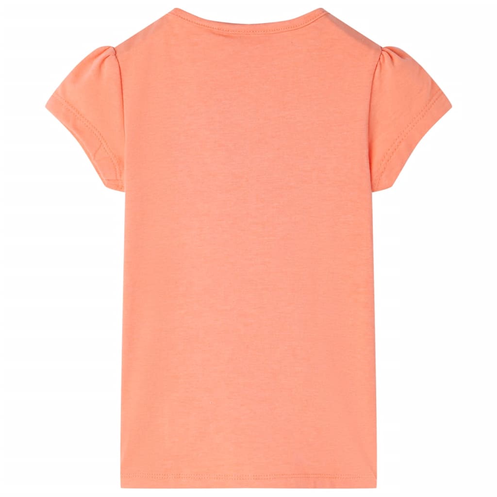 Kindershirt 140 neonoranje