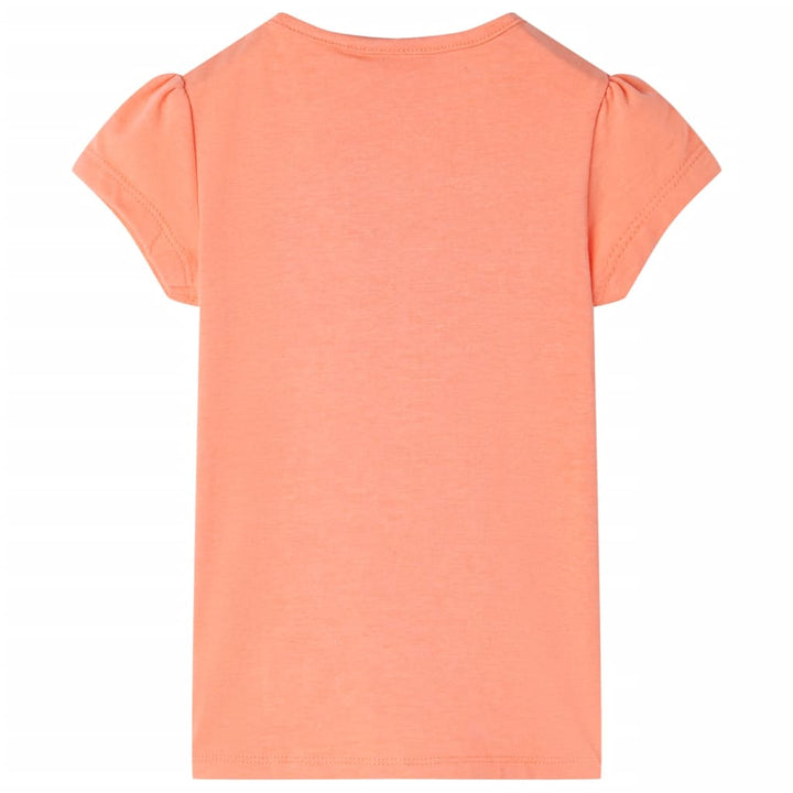 Kindershirt 140 neonoranje