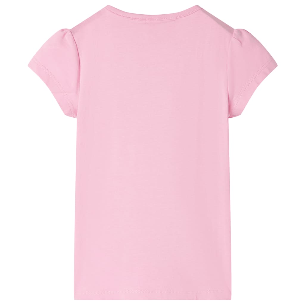 Kindershirt 104 felroze