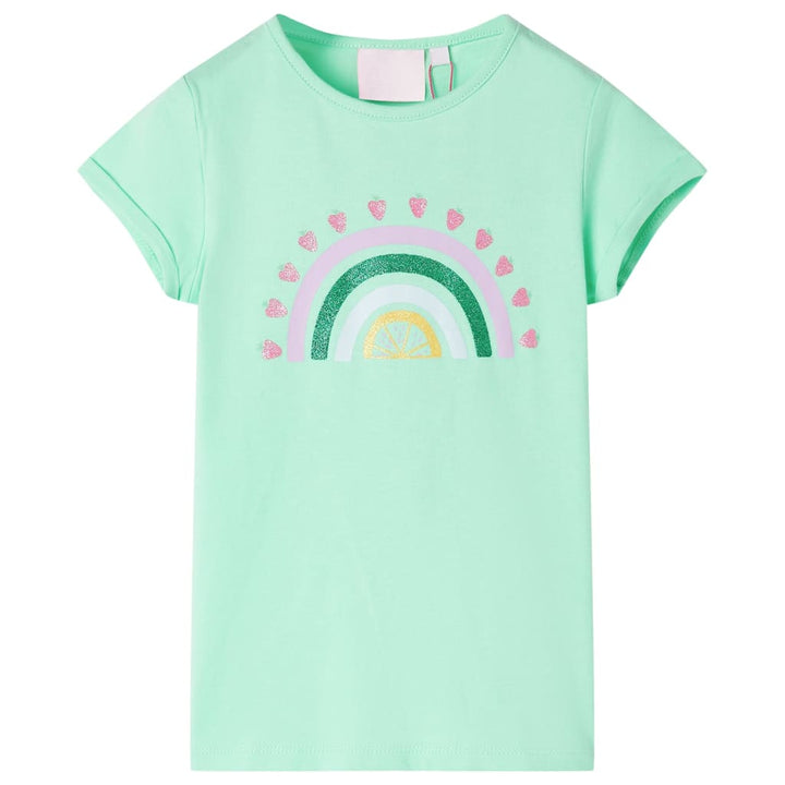 Kindershirt 104 felgroen