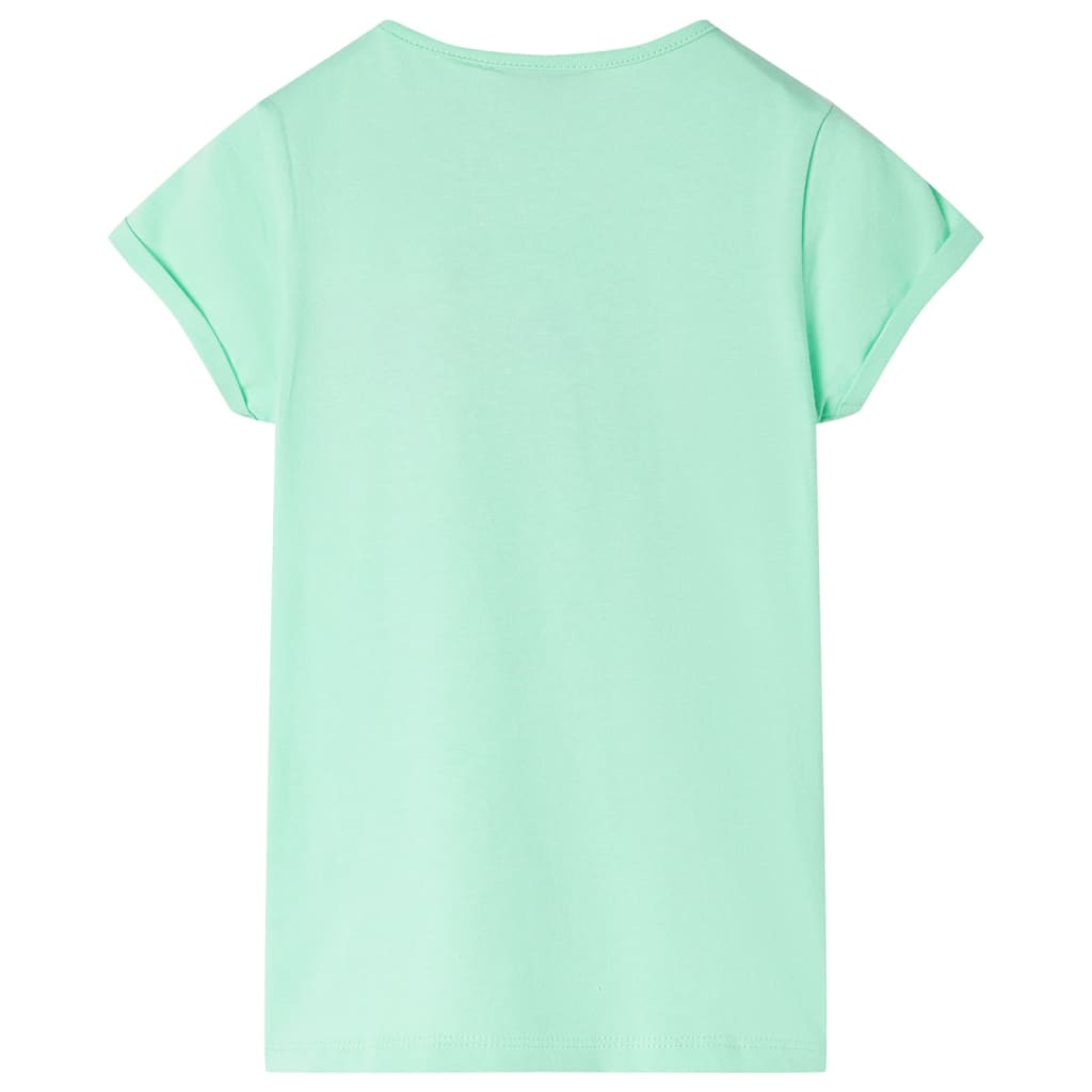 Kindershirt 104 felgroen