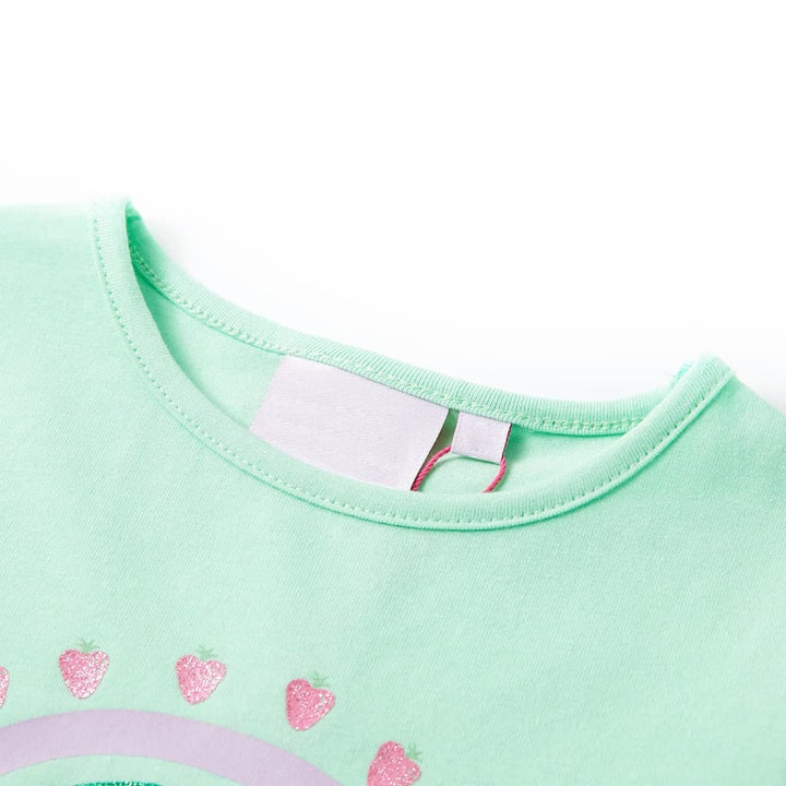 Kindershirt 104 felgroen