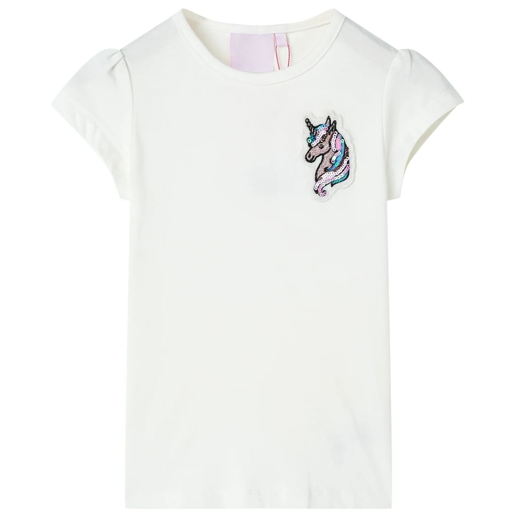 Kindershirt 92 ecru