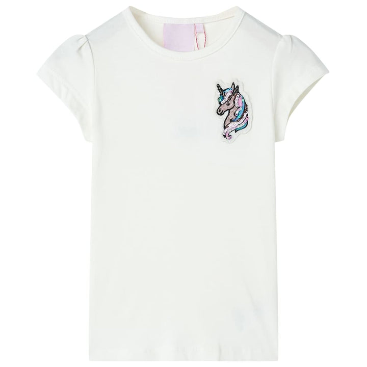 Kindershirt 104 ecru