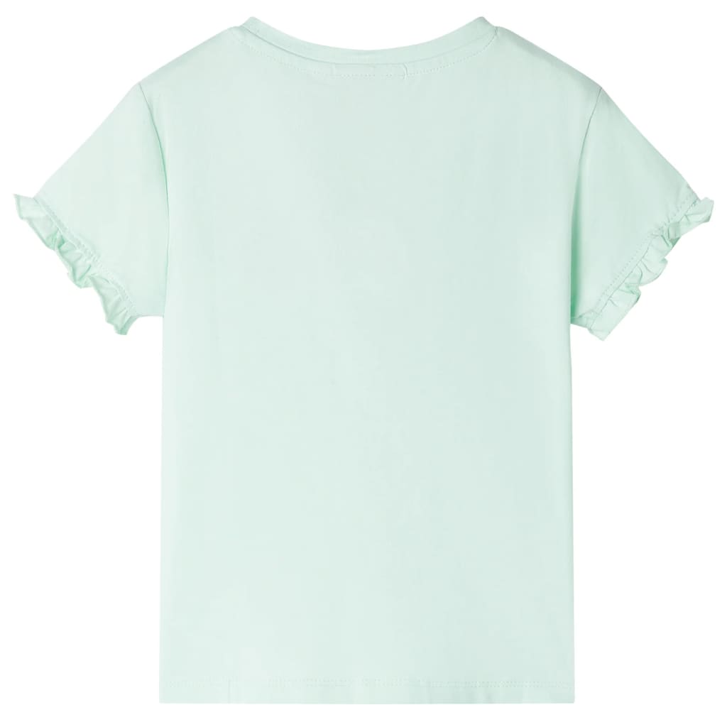 Kindershirt 92 lichtmint