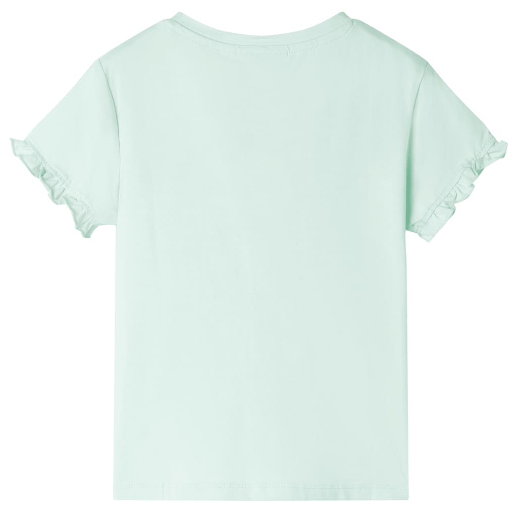 Kindershirt 140 lichtmint