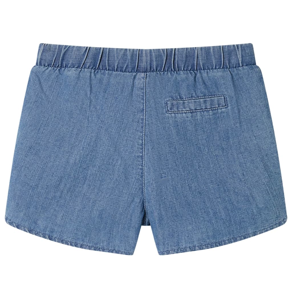 Kindershorts 104 denimblauw