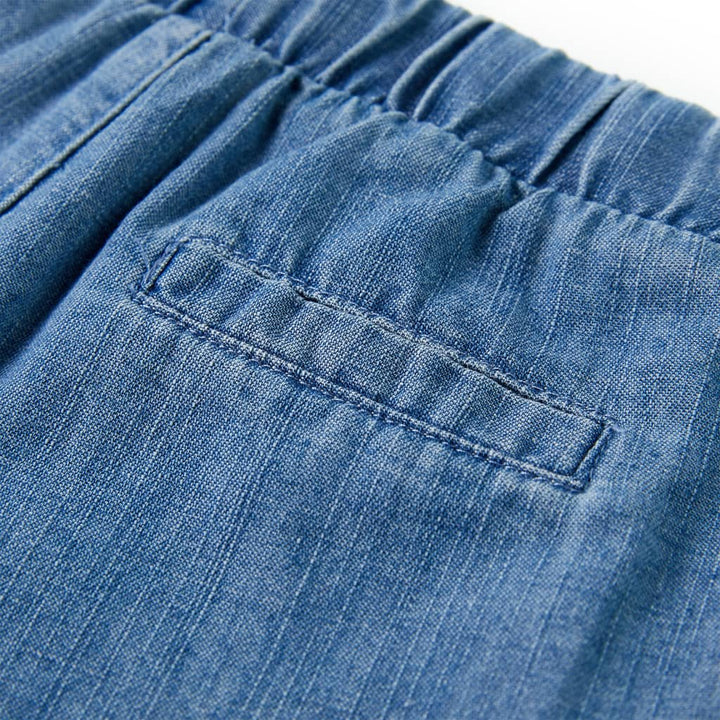 Kindershorts 104 denimblauw