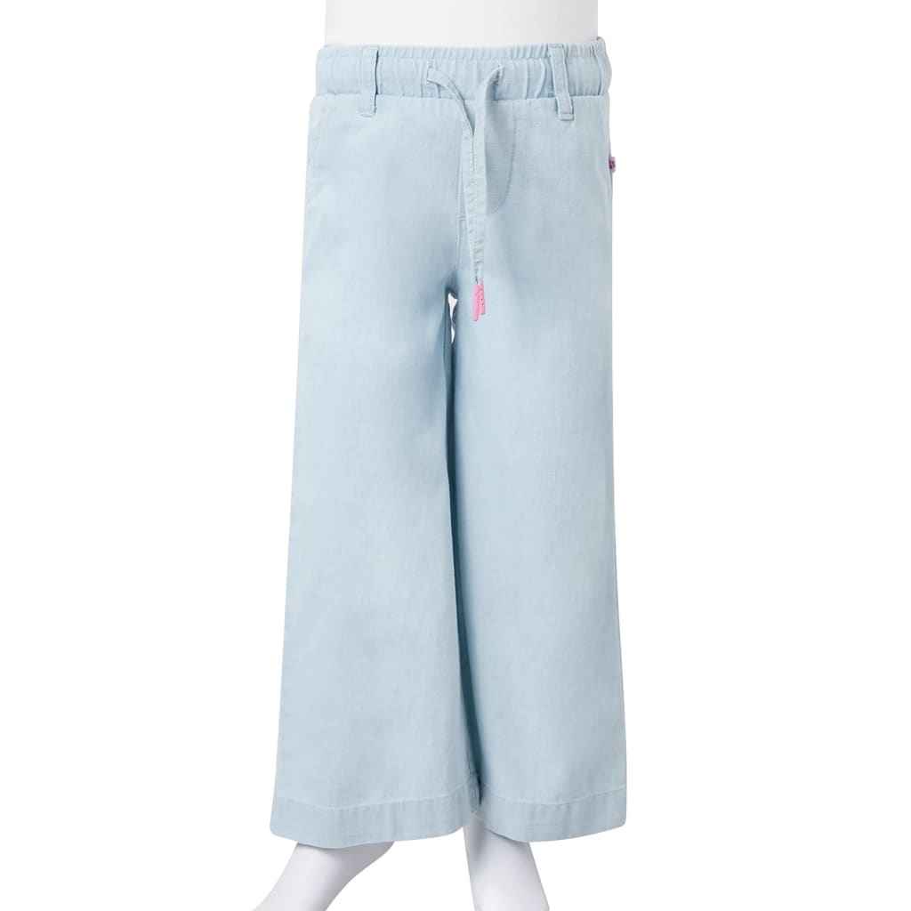 Kinderbroek 104 zachtdenimblauw