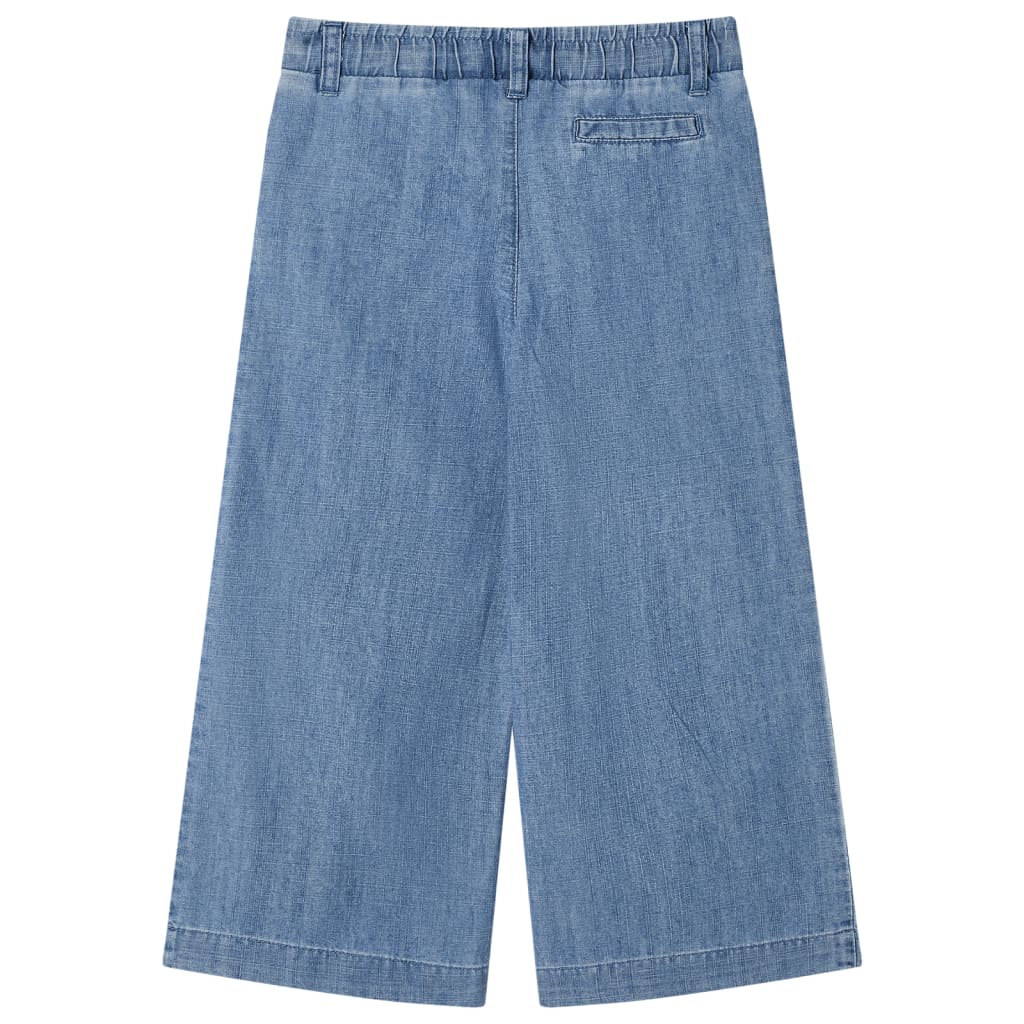 Kinderbroek 92 denimblauw