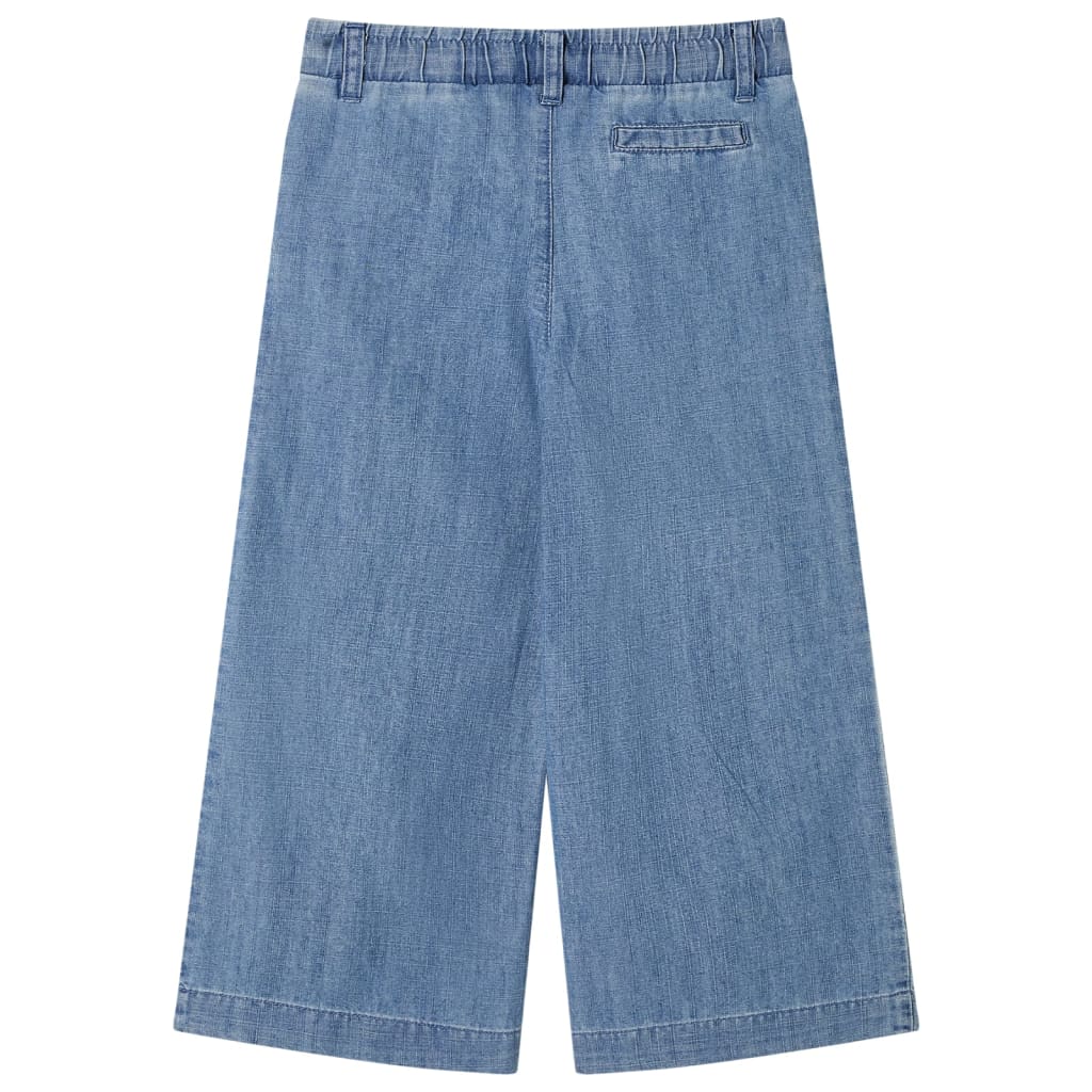 Kinderbroek 140 denimblauw