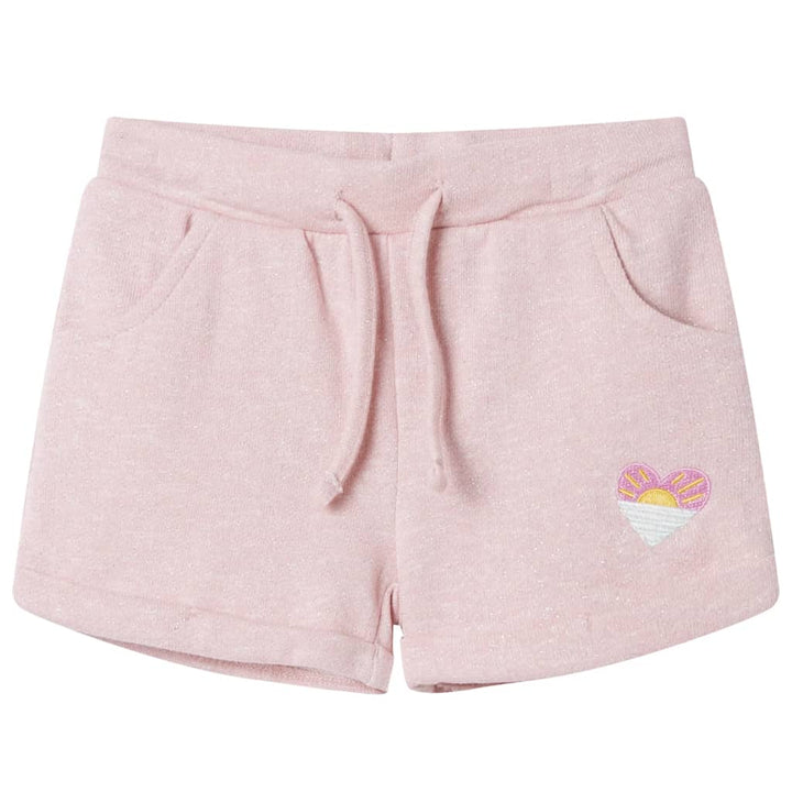 Kindershorts met trekkoord 92 gemengd lichtroze