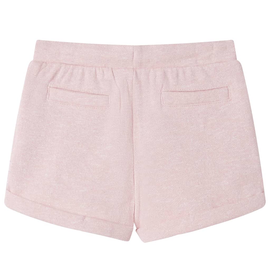 Kindershorts met trekkoord 104 gemengd lichtroze