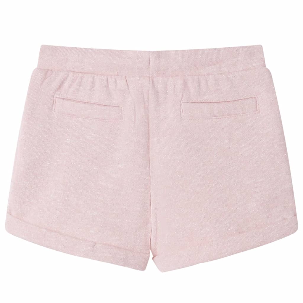 Kindershorts met trekkoord 116 gemengd lichtroze