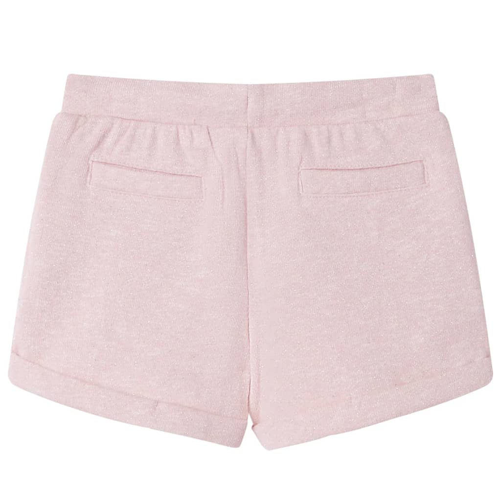 Kindershorts met trekkoord 128 gemengd lichtroze