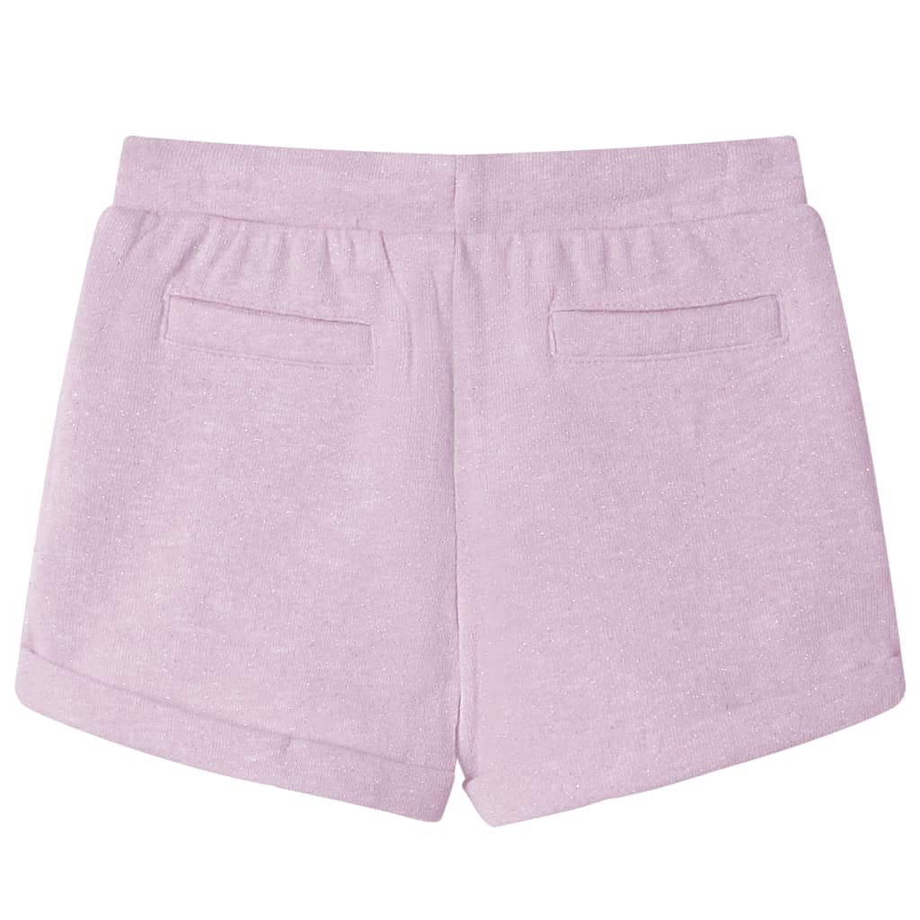 Kindershorts met trekkoord 104 gemengd lila