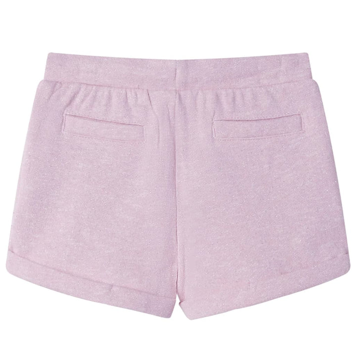 Kindershorts met trekkoord 128 gemengd lila