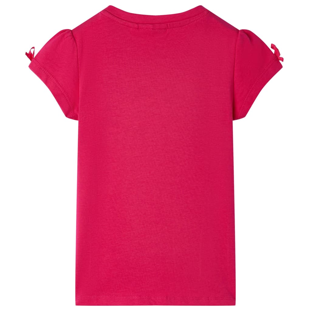 Kindershirt 104 felroze