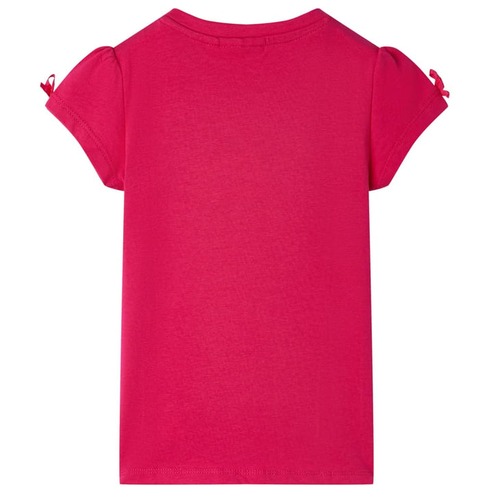 Kindershirt 116 felroze