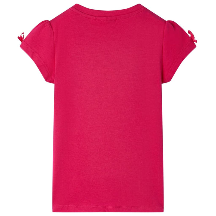 Kindershirt 140 felroze