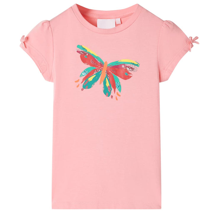 Kindershirt 128 roze