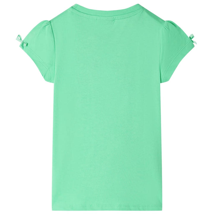 Kindershirt 104 lichtgroen