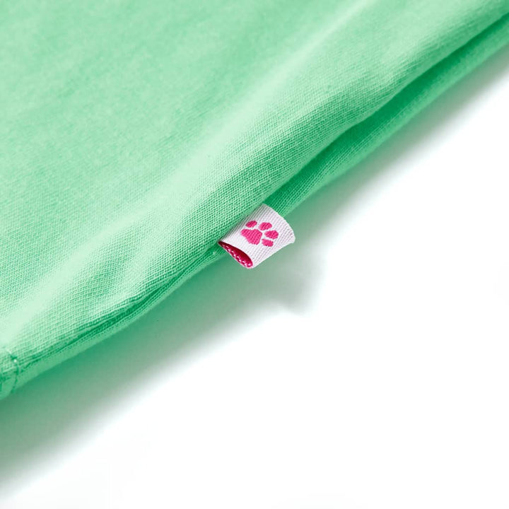 Kindershirt 104 lichtgroen