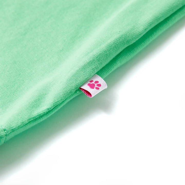 Kindershirt 116 lichtgroen