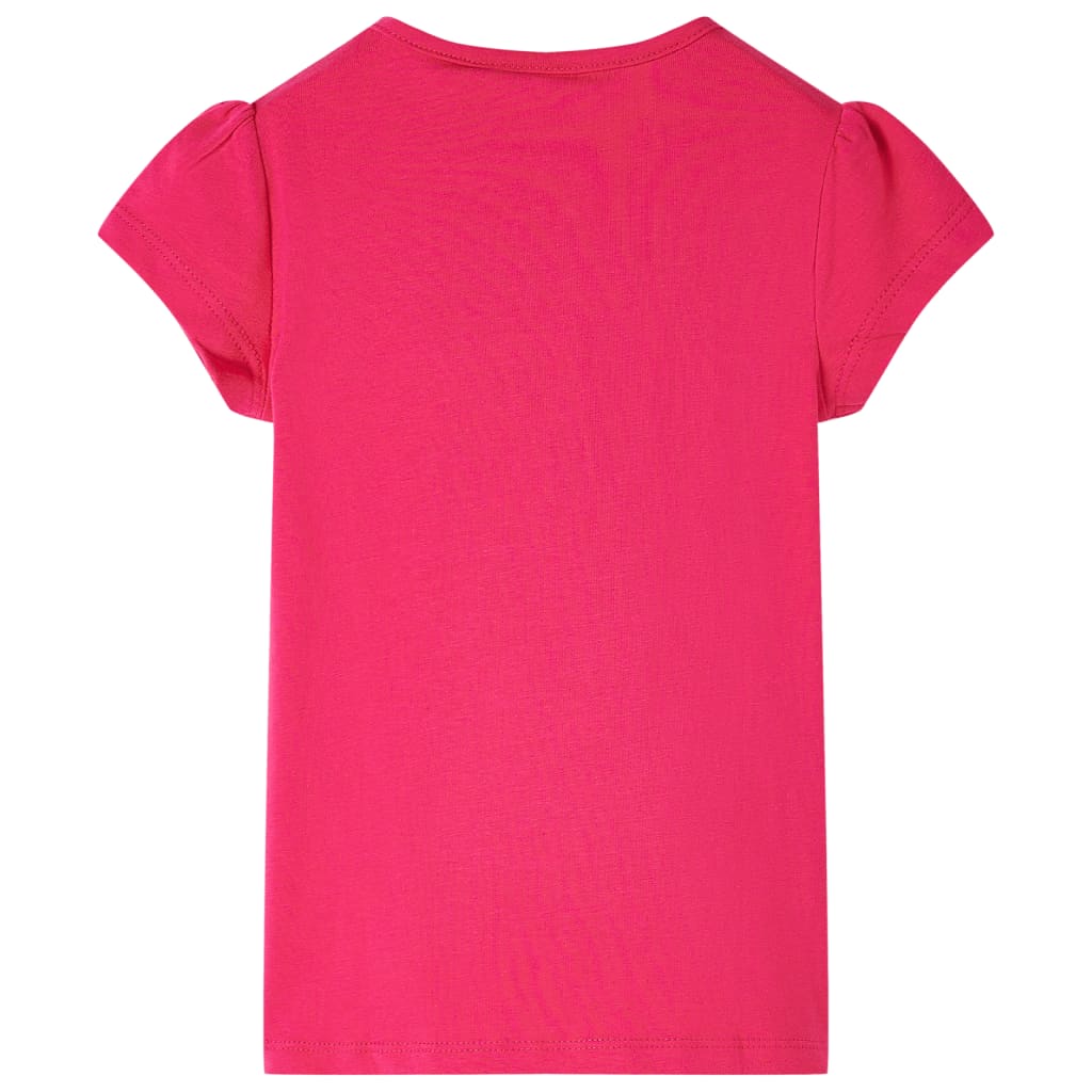 Kindershirt 104 felroze