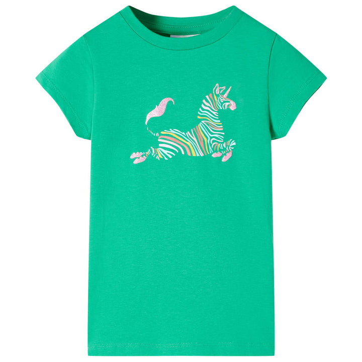 Kindershirt 92 groen