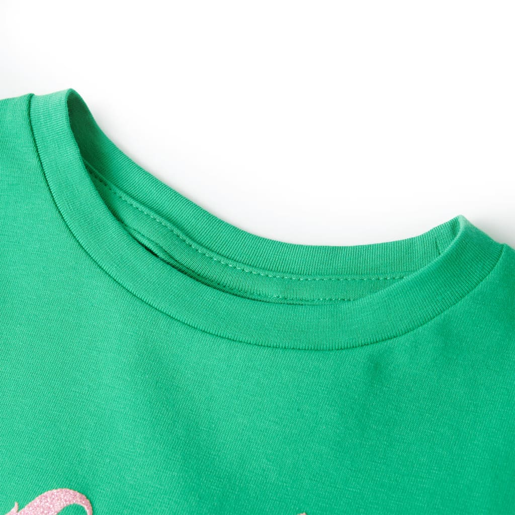 Kindershirt 92 groen