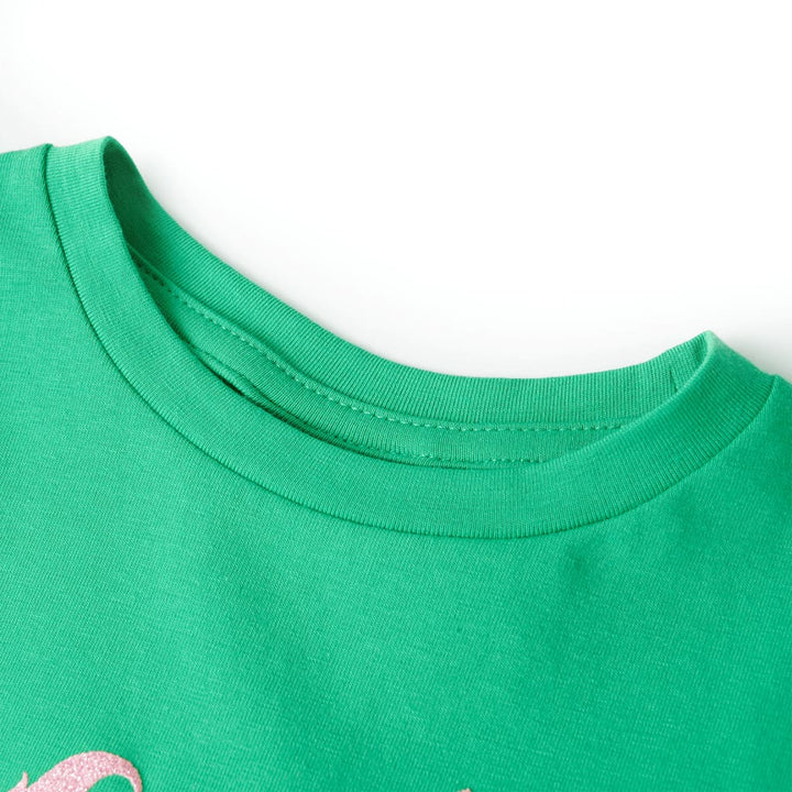 Kindershirt 104 groen