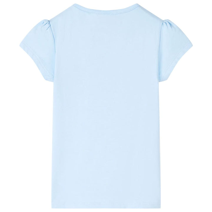 Kindershirt 104 lichtblauw