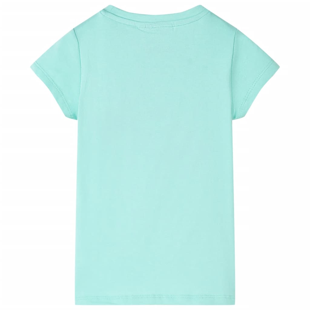 Kindershirt 116 lichtmint