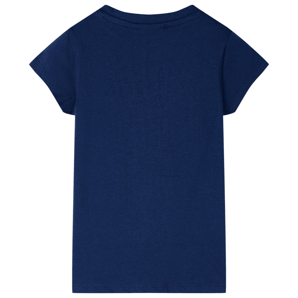 Kindershirt 92 marineblauw