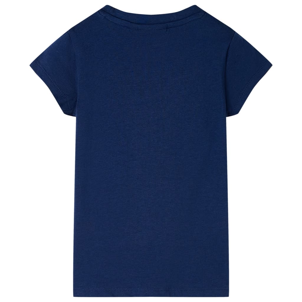 Kindershirt 140 marineblauw