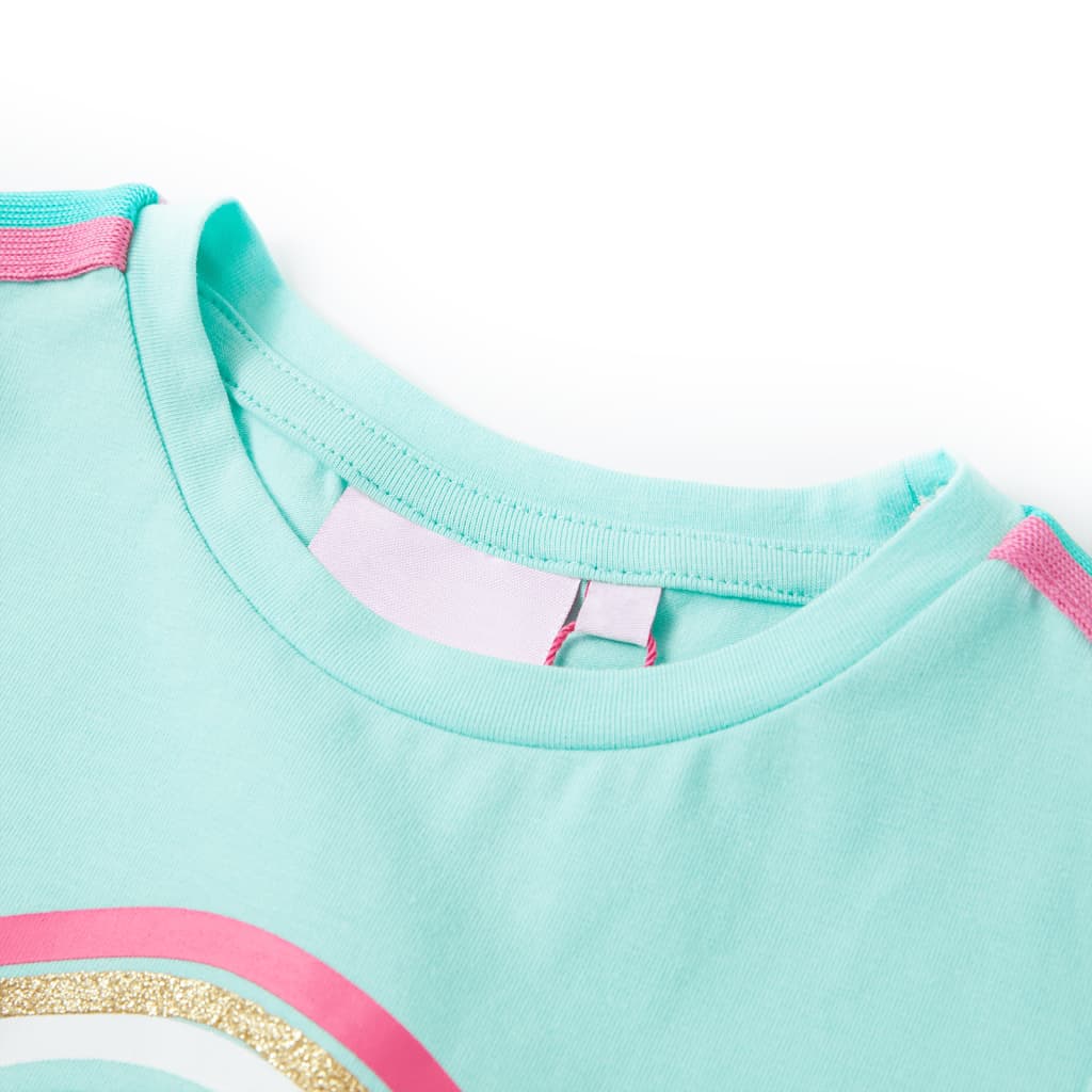 Kindershirt 92 lichtmint