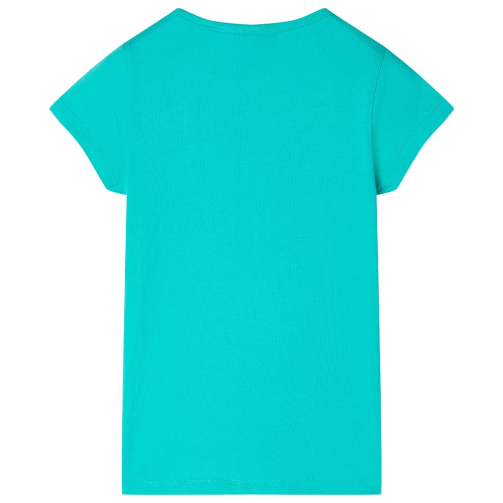 Kindershirt 104 mintkleurig