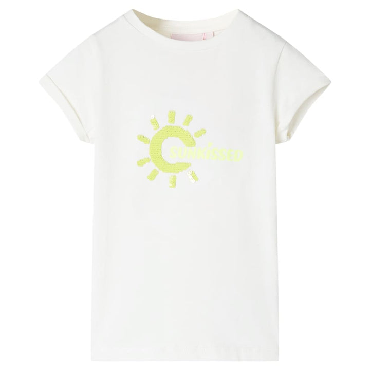 Kindershirt 92 ecru