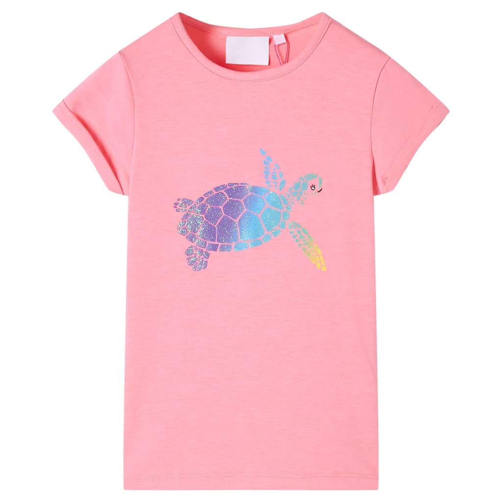 Kindershirt 104 felroze