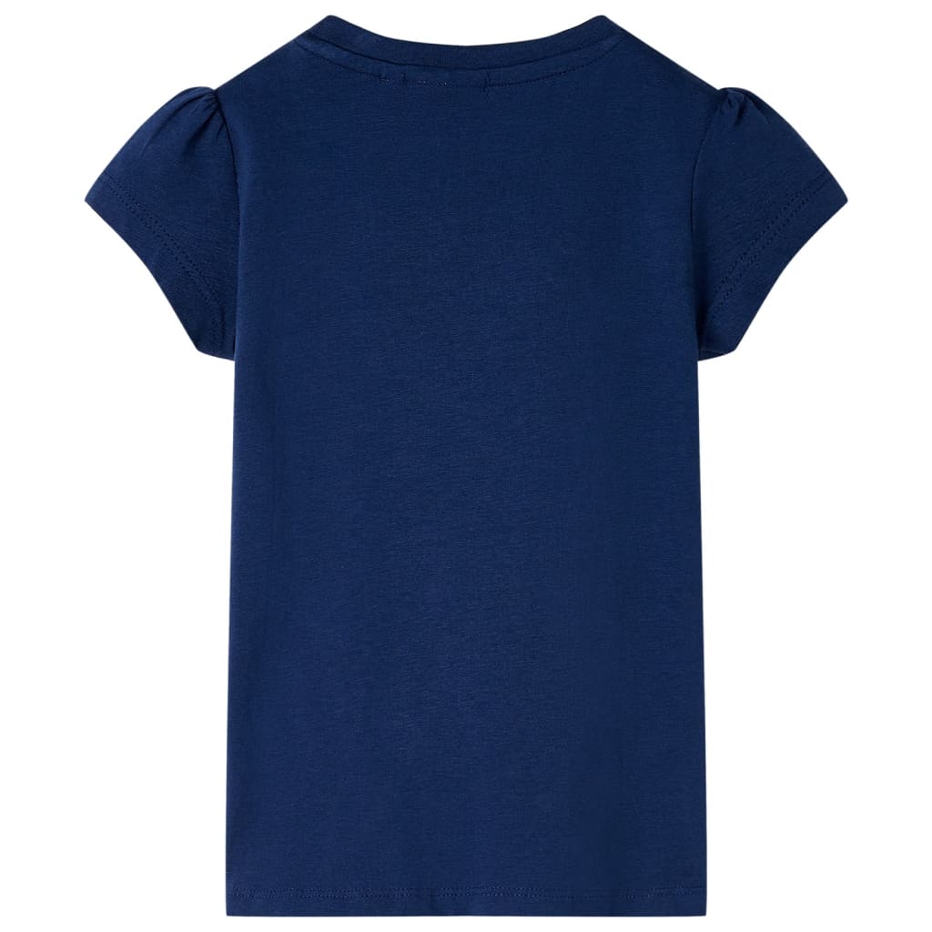 Kindershirt 140 marineblauw