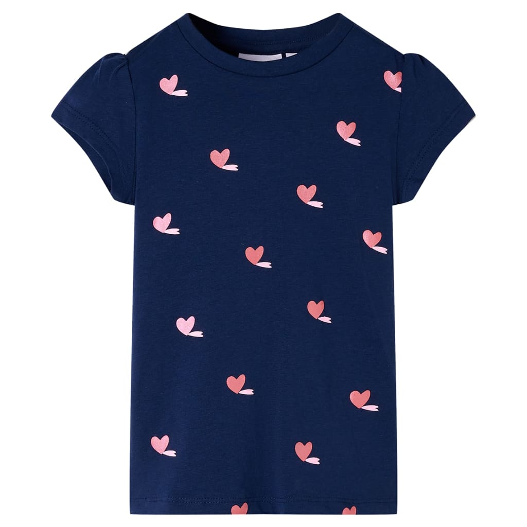 Kindershirt 104 marineblauw