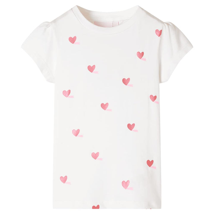 Kindershirt 128 ecru