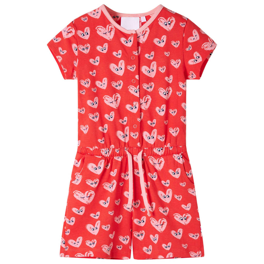 Kinderjumpsuit 92 rood