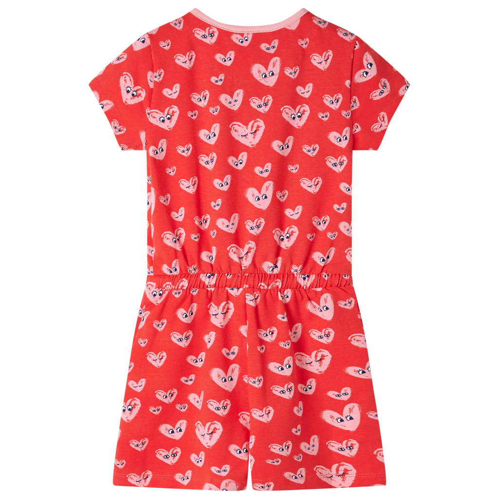 Kinderjumpsuit 92 rood